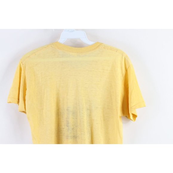 Vtg 70s Mens Large Thrashed Thin Spell Out King Kong Short Sleeve T-Shirt USA - Picture 16 of 16